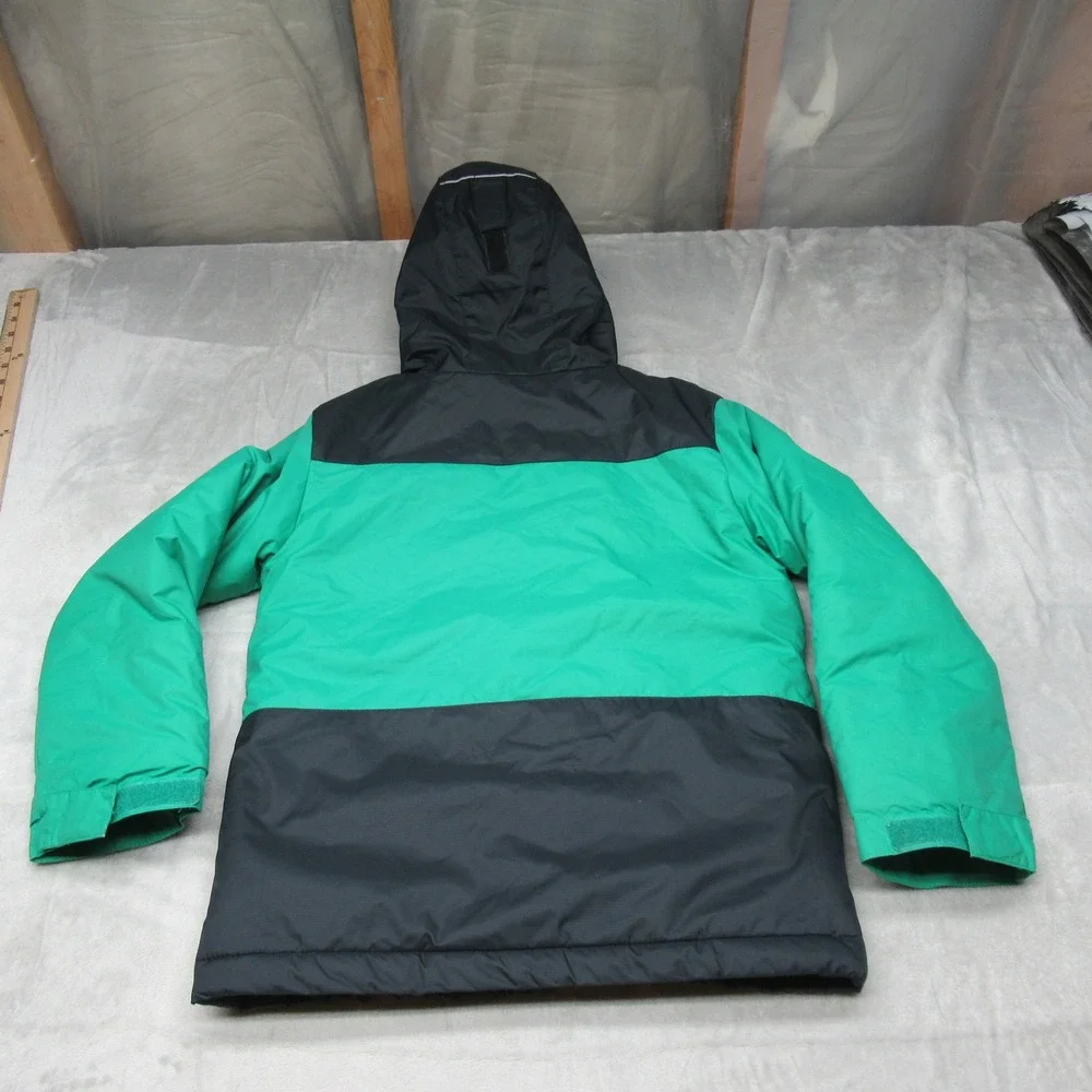 Columbia Lightning‎ Lift Jacket Boys Small 8 Green Waterproof Insulated Winter
